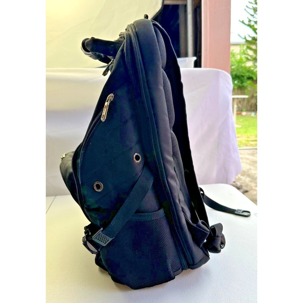 SwissGear 1900 ScanSmart Laptop Backpack Black 19x14x6 Airflow Multi Pockets Zip - Picture 6 of 16